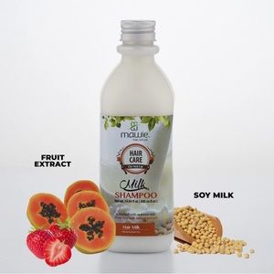 Milk shampoo for oily hair, hair loss prevention, deep cleansing.